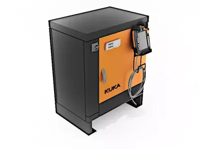KUKA Box with KUKA pad 3D model
