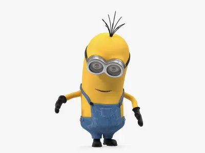 Minions Rigged Collection for Maya 3D model