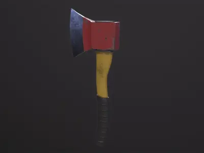 Old Axe 3D Model Low-poly 3D model