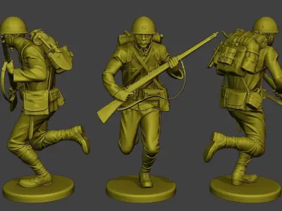 Japanese soldiers ww2 J1 Pack1