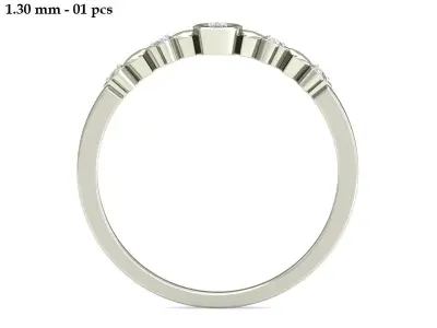 Wedding Ring  3D print model 128