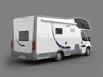 Modern Camping Vehicle 3D model