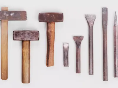 -Stonemasonry Set- 3D model