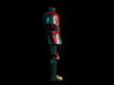 ARMOR SET 3D MODEL knight in 3D model