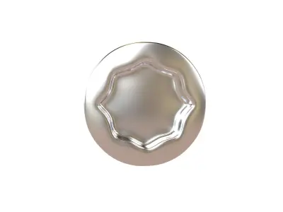 Screw v11 002 Low-poly 3D model
