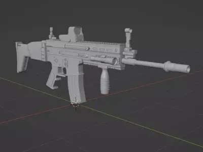 Scar H mod 3D model