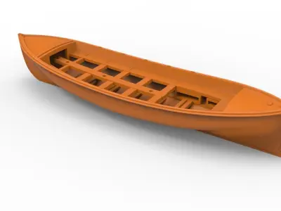 old lifeboat 3D print model