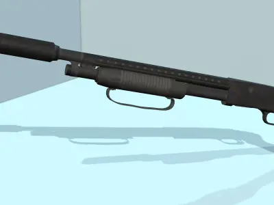 Shotgun 3D model 3