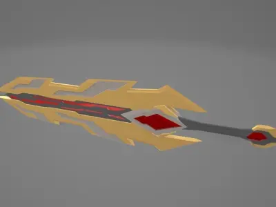 Dragon slayer great sword 3D model