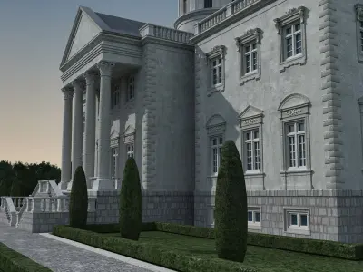 European Palace 08 3D model