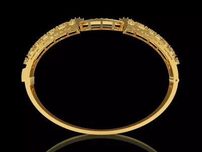 Art Deco Bracelet 33 3D print model