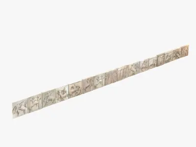 Parthenon Metopes 3D model