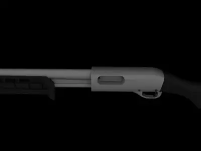 Shotgun Gallo Warzone 3D model