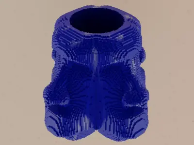 Moai Statue Pencil Holder  3D print model