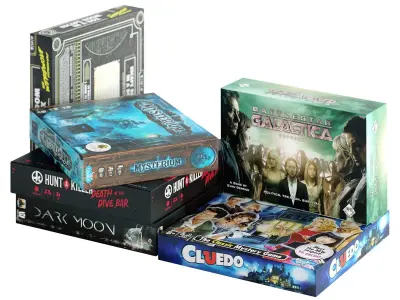 Board Games Pack 3D model