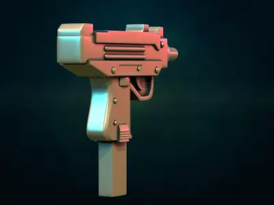 Gun I and pendant 3D print model