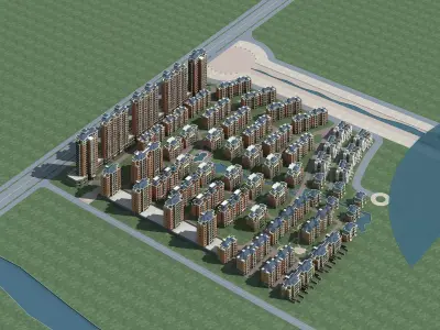Multi Residential 3D model 40