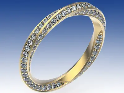 Ring Everlasting Love 3D print model