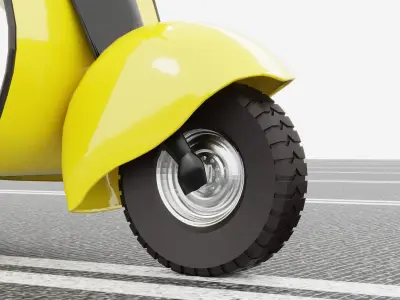 Motorickshaw 4K 3D model