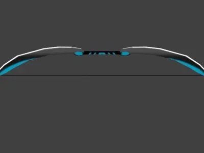 AdvanceBattleBow-2 bow and arrow Low-poly 3D model