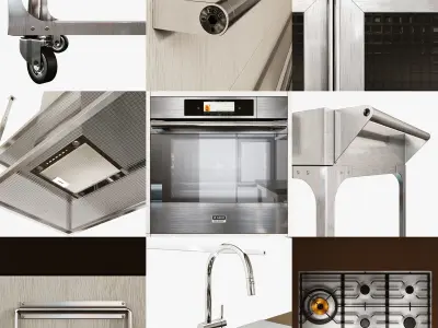 Scavolini diesel social kitchen type 003 3D model
