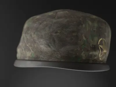 Soldier  Hat Low-poly 3D model