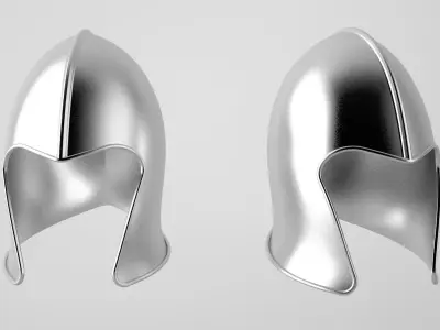 Medieval Knight Helmet - solidworks 3D model