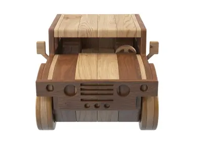  Wooden 4x4 Toy 