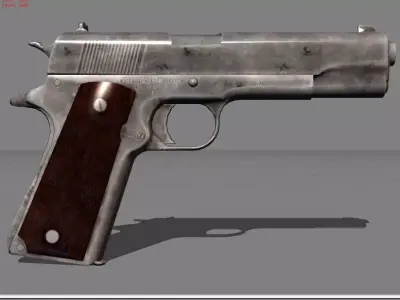 M1911 Pubg Low-poly 3D model