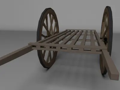 OX cart 3D model purchase