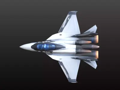Stealth Fighter Jet Figurine B12 Inspired 3D print model