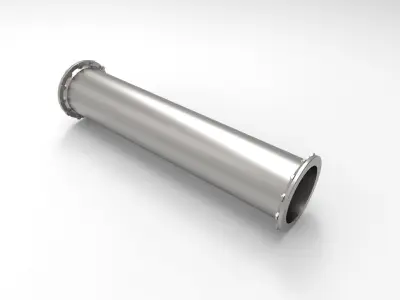 pipe steel 3D print model