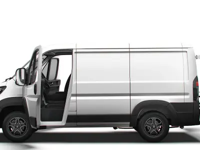 Peugeot e Boxer Van L1H1 HQ Interior 2025 3D model