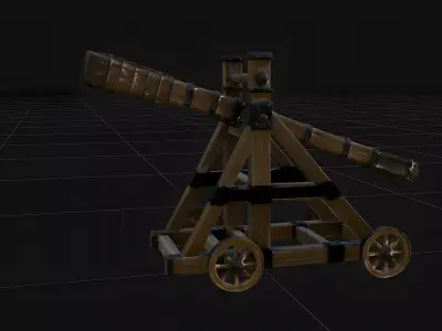 Heavy Industry Mining Hydraulic Excavator Vehicle 3D Model Low-poly 3D model