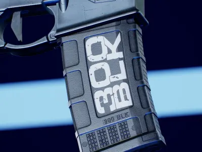 PMAG 30 AR 300 BLK Gen M3 Low-poly 3D model