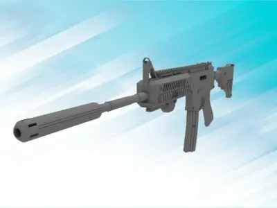 M4A1 Sketchup 3D model