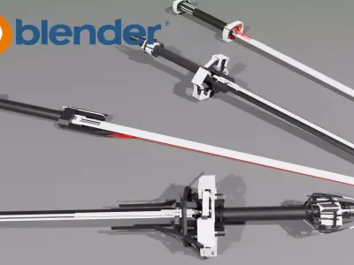 Low-poly Sword Free low-poly 3D model purchase