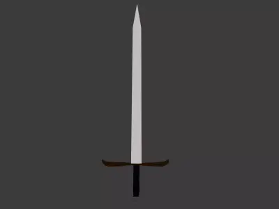 Steel sword I 3D model