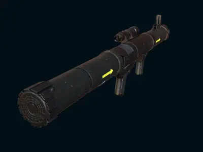 Mk153 SWAM Anti-Tank Rocket Launcher Gaming Model Low-poly 3D model