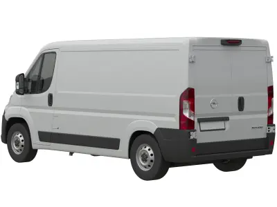 2024 Opel Movano  L2H1 Detailed interior 3D model