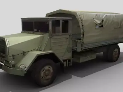 Shaktiman Truck Low-poly 3D model