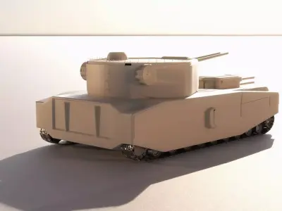  tank  P 2000 3D model