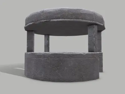 Military Bunker 5 Low-poly 3D model