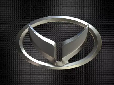 huansu logo 3D model