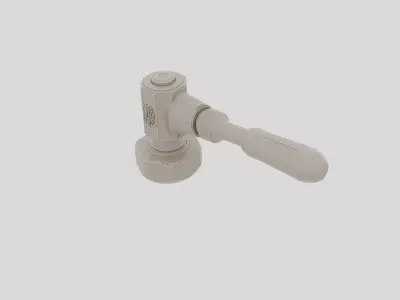 Industrial Factory Valve Hand Lever for 3D print 3D model