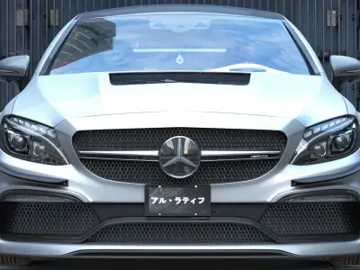 3D Mercedes Benz AMG C63 - BN-59 3D model