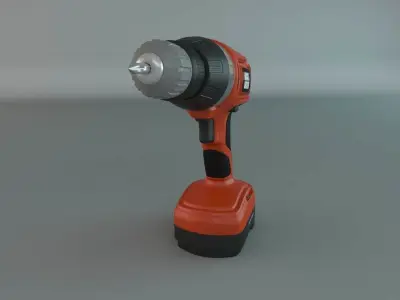 Cordless Drill Black and Decker 3D model