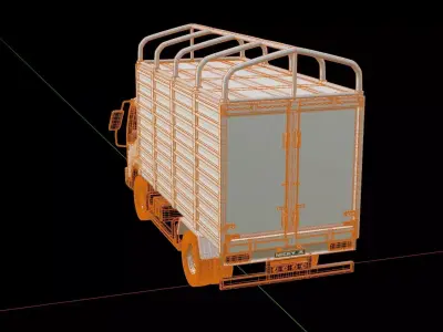 Isuzu NPR Cargo Truck 3D model