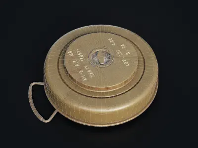 WW2 M6 Mine Low-poly 3D model