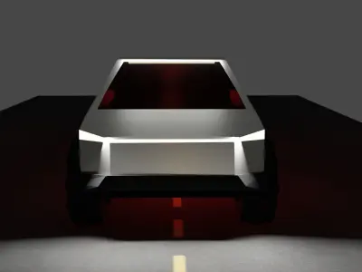 Tesla Cybertruck Free 3D model get